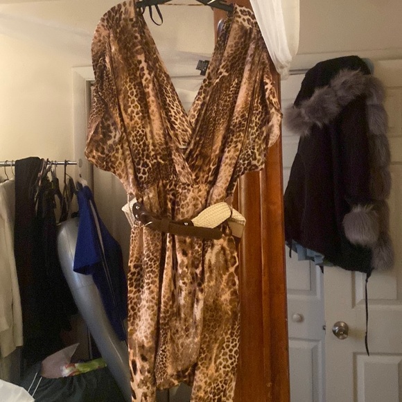torrid Dresses & Skirts - Animal print low cut